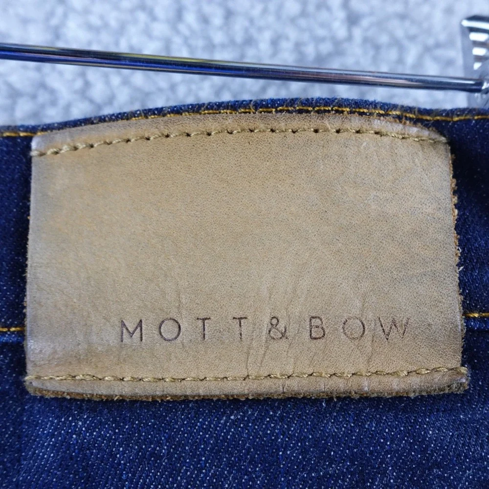 Mott and Bow Designer Slim Fit‎ Dark Wash Denim Jeans Men W30 L32 Stretch